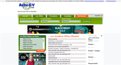 Desktop Screenshot of actu-cv.com